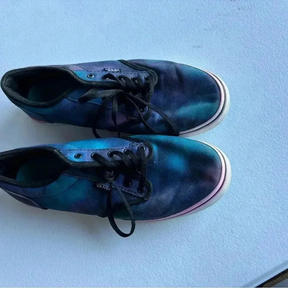 Vans Cosmic Galaxy Space Skate Canvas Sneakers Shoes Women's 7.5 - Picture 2 of 6